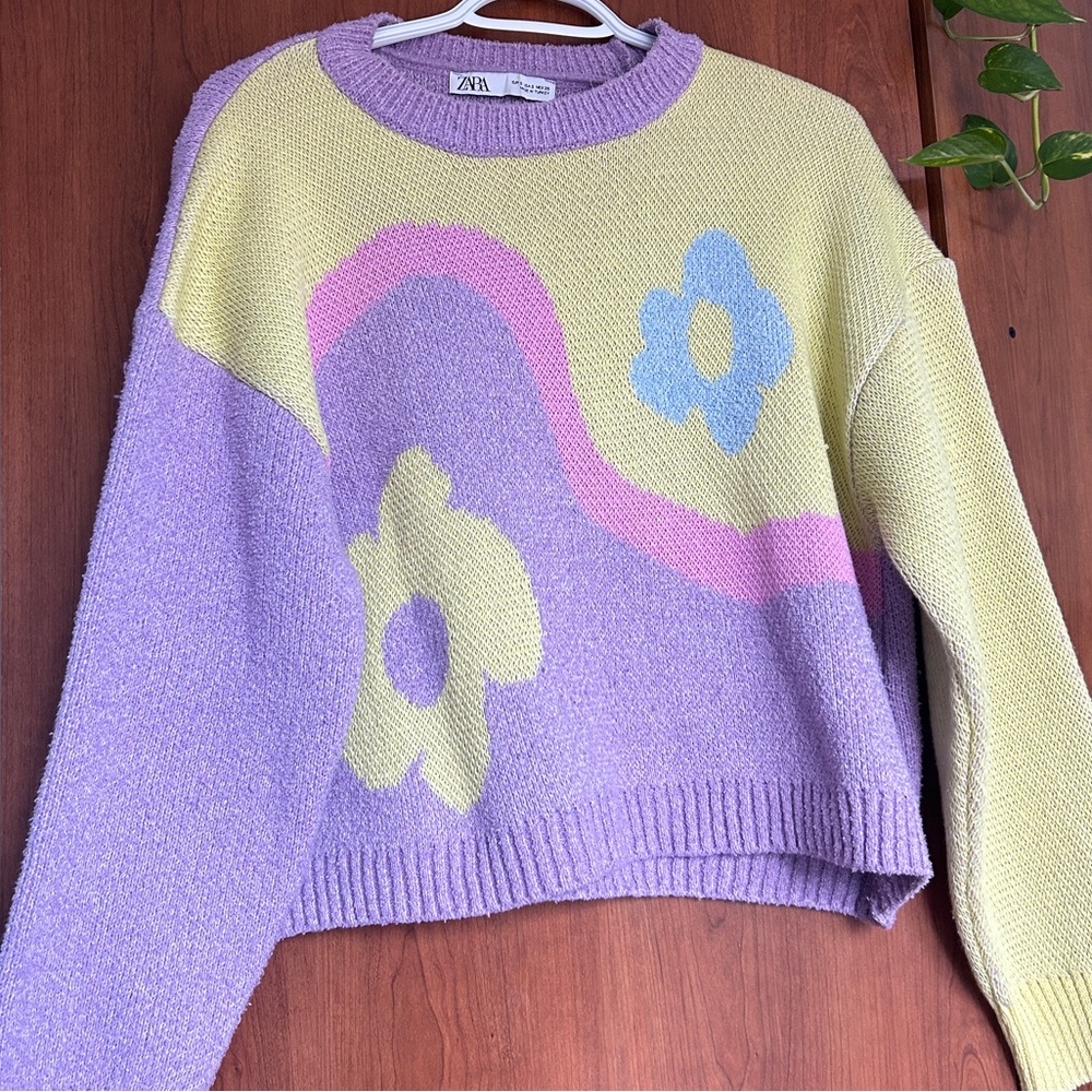 Zara Multi-Coloured Knit Sweater